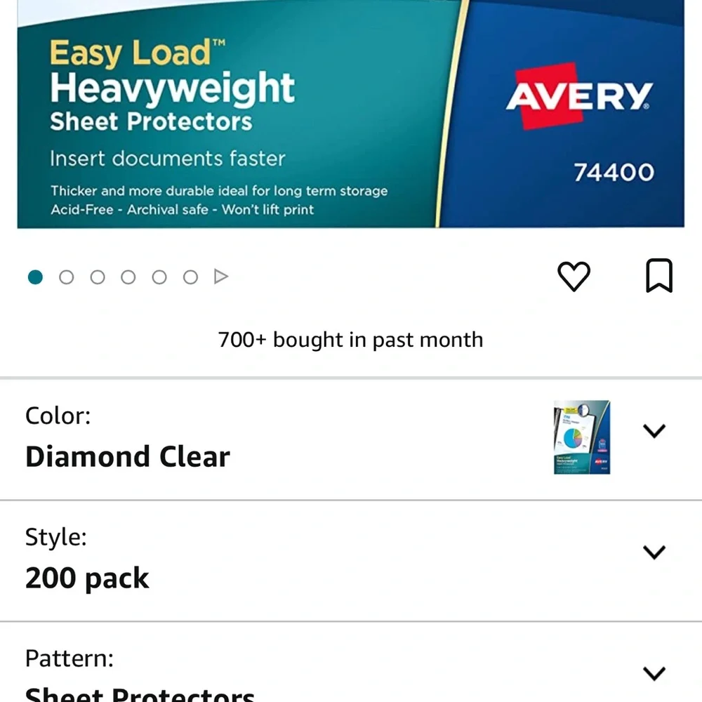 Sheet Protectors